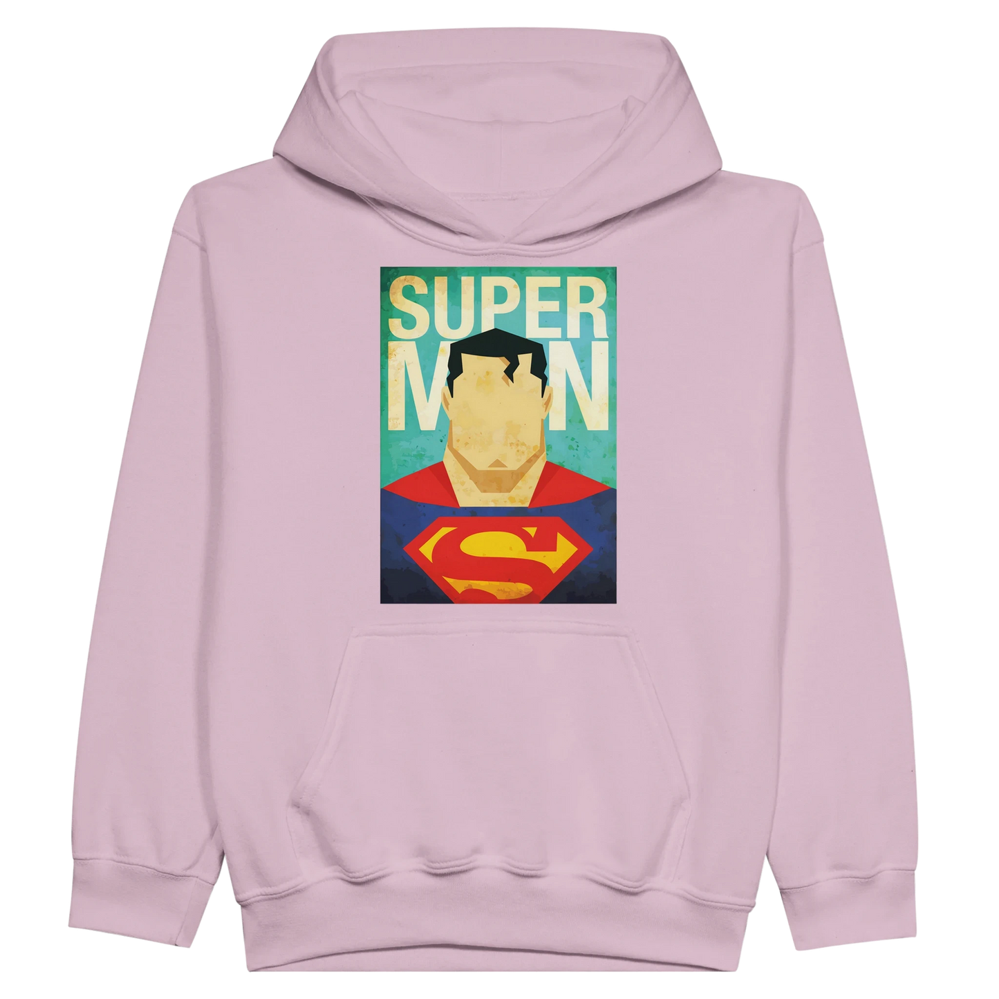 Kids Retro Superman Inspired Hoodie
