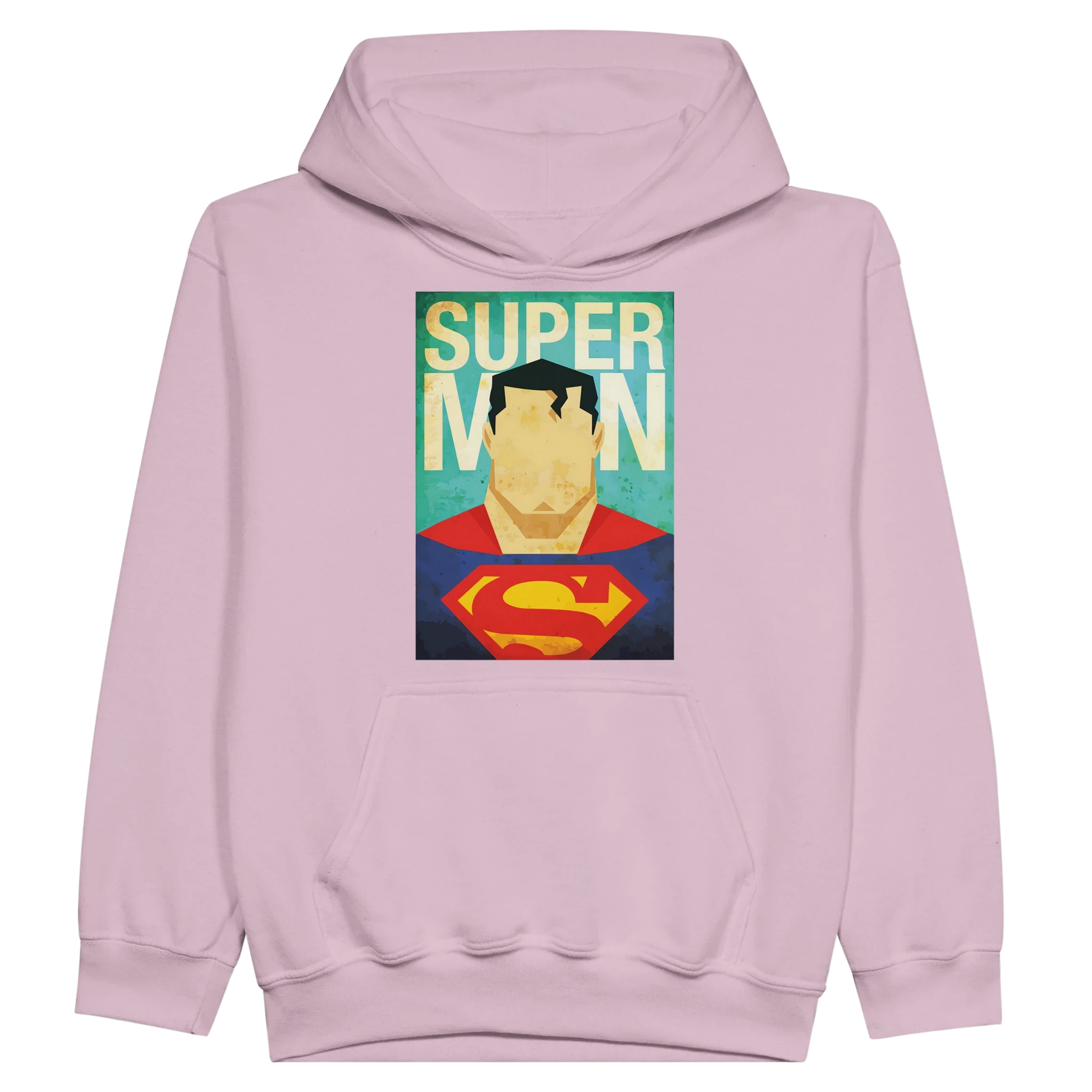 Kids Retro Superman Inspired Hoodie