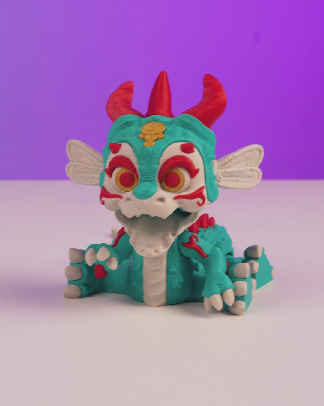 The Prosper Peeper 3D Printed Articulated Dragon