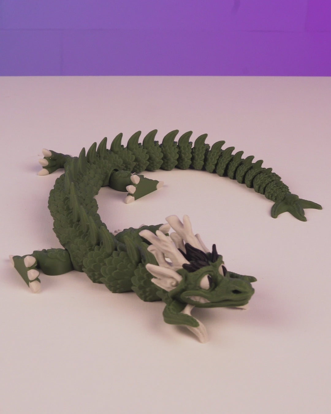 The Cloud Herald 3D Printed Articulated Dragon