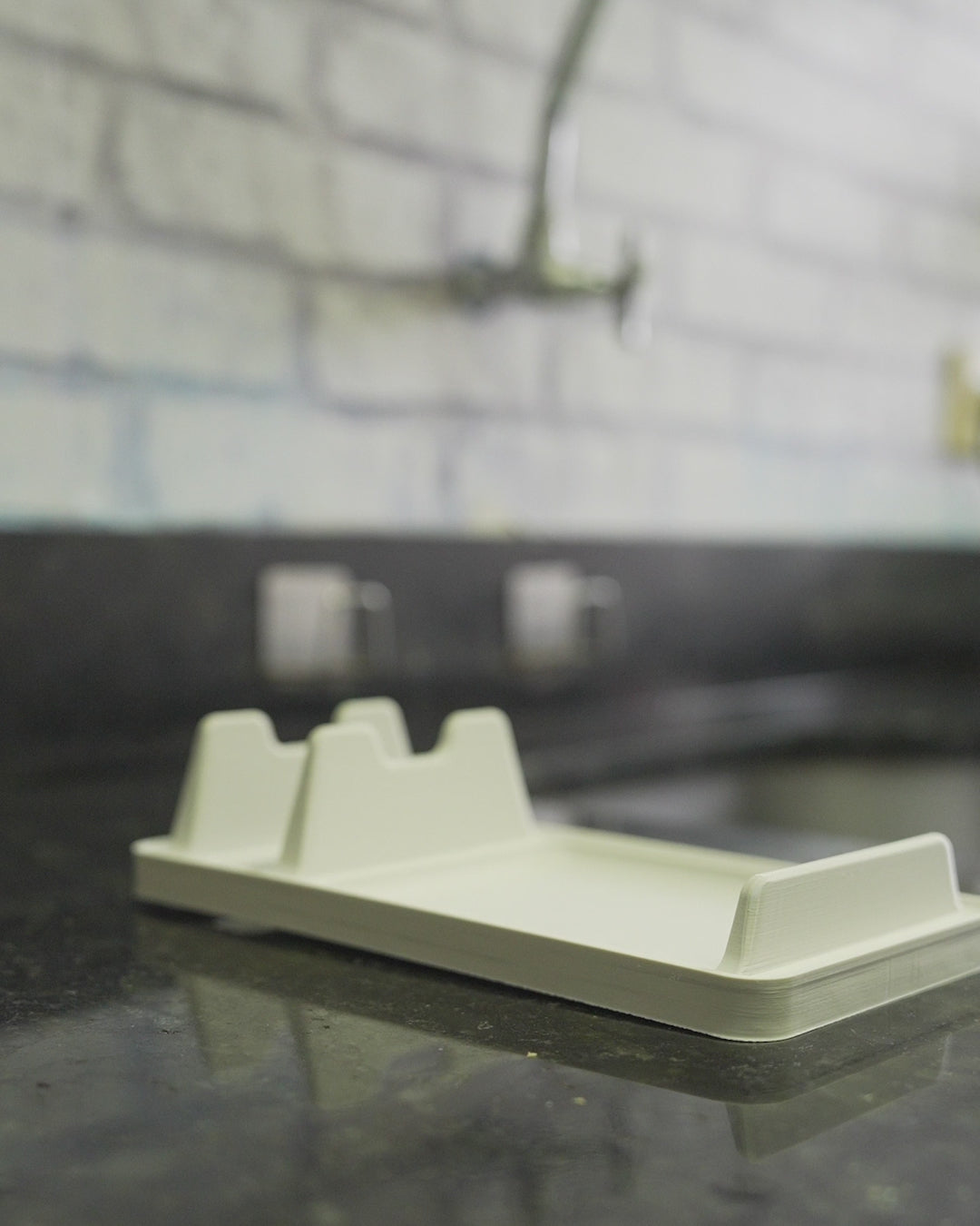 3D Printed Cooking Utensil Rest | Spoon & Lid Holder | Kitchen Counter Organizer | Stove Top Cooking Accessory