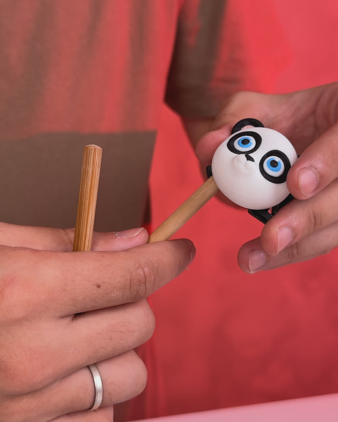 Stick with Panda Chopstick Helper
