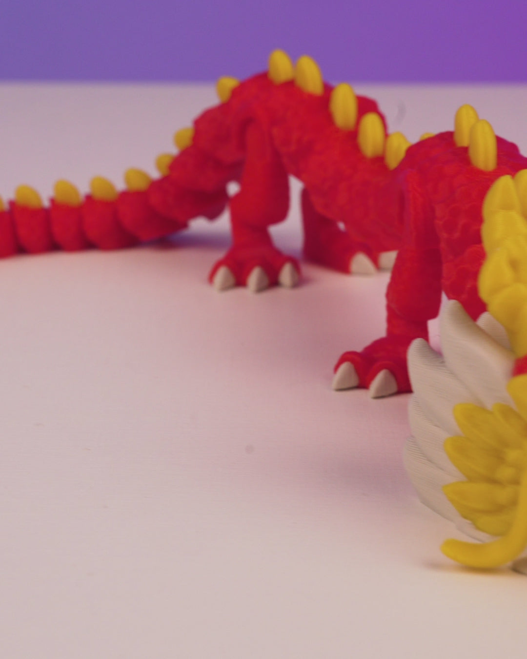 3D Printed Fortune Bringer Articulated Dragon
